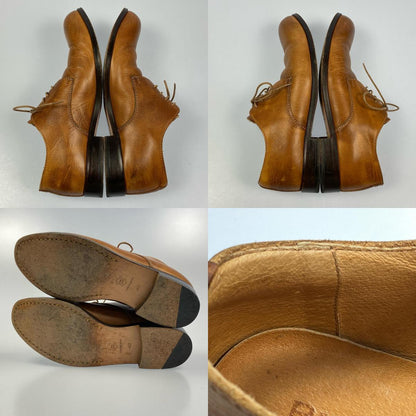 PADRONE | パドローネ DERBY PLAIN TOE SHOES その他靴 レザーシューズ EU40 ブラウン【姫路東店】