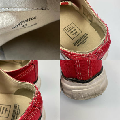 MIHARA YASUHIRO | ミハラヤスヒロ PETERSON スニーカー A01FW702 サイズ:EU43 レッド【姫路東店】