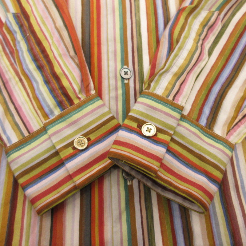 Paul Smith | ポール・スミス Painted Signature Stripe 長袖シャツ 163308 598Z サイズ：M
