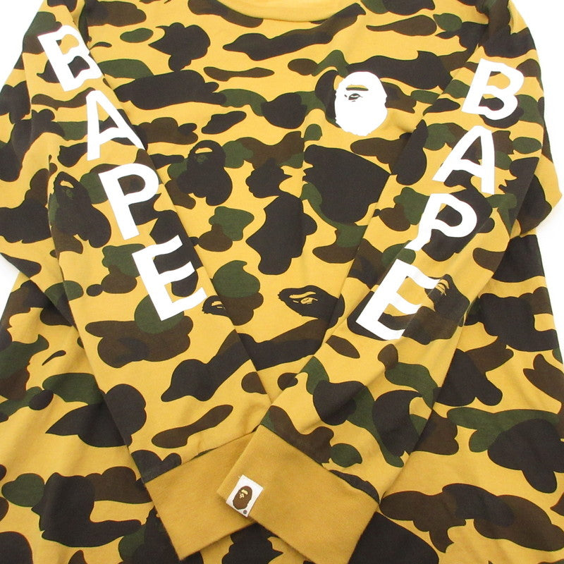 A BATHING APE | アベイシングエイプ 1ST CAMO L/S TEE 長袖Ｔシャツ 001LTK701001 カモ サイズ：M