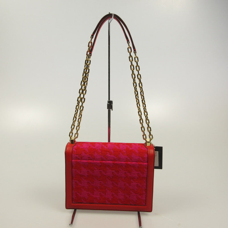 kate spade NEW YORK | ケイトスペードニューヨーク ﾃﾞｺ ﾊｳﾝﾄﾞﾄｩｰｽ ｼｪﾆｰﾙ ﾁｪｰﾝ ｼｮﾙﾀﾞｰ ﾊﾞｯｸﾞ ショルダーバッグ KJ701 レッド