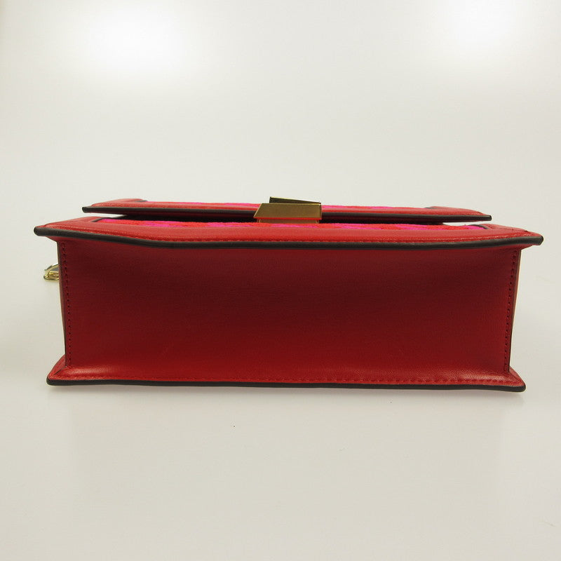 kate spade NEW YORK | ケイトスペードニューヨーク ﾃﾞｺ ﾊｳﾝﾄﾞﾄｩｰｽ ｼｪﾆｰﾙ ﾁｪｰﾝ ｼｮﾙﾀﾞｰ ﾊﾞｯｸﾞ ショルダーバッグ KJ701 レッド