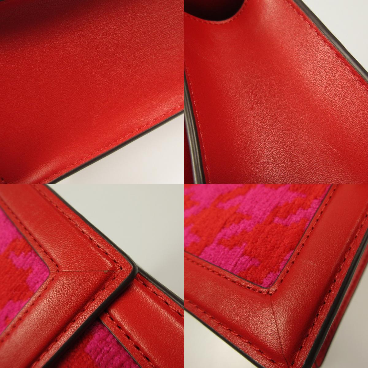 kate spade NEW YORK | ケイトスペードニューヨーク ﾃﾞｺ ﾊｳﾝﾄﾞﾄｩｰｽ ｼｪﾆｰﾙ ﾁｪｰﾝ ｼｮﾙﾀﾞｰ ﾊﾞｯｸﾞ ショルダーバッグ KJ701 レッド