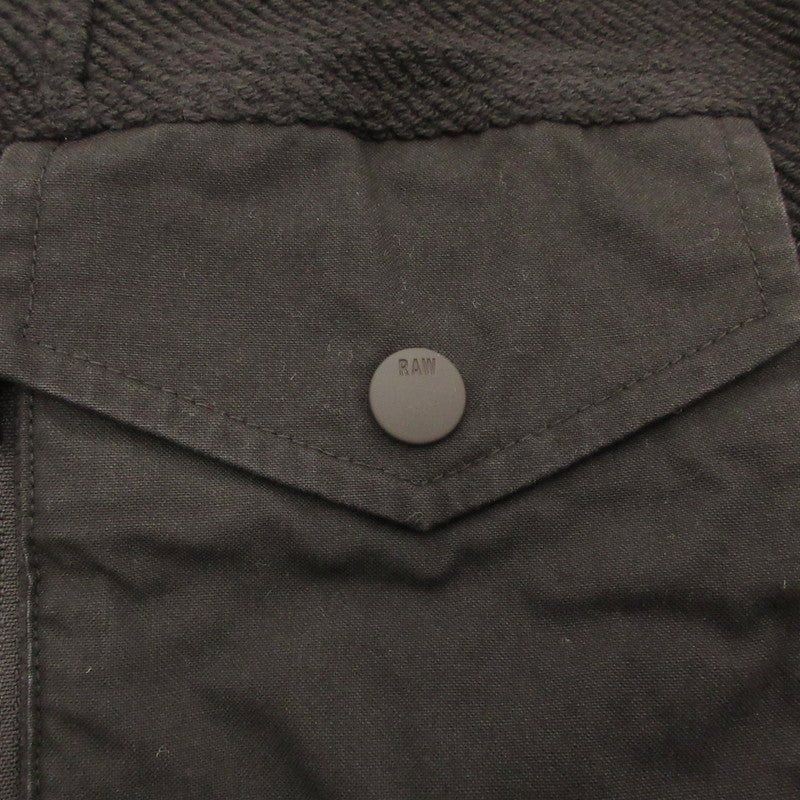 G-STAR | ジースター Multi Pocket Mix Loose Cropped Sweater スウェット D27168-E312 ブラック サイズ：XS