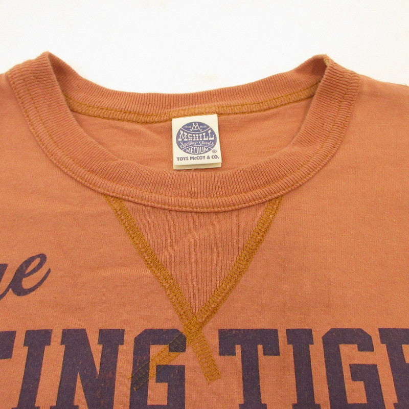 TOYS McCOY | トイズマッコイ THE TOTING TIGERS 77 半袖Ｔシャツ TMC2529 オレンジ サイズ：M