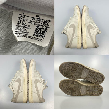 NIKE | ナイキ AIR JORDAN 1 LOW 85 スニーカー FB9933-100 2023A/W 27.0cm ホワイト 27cm【姫路東店】