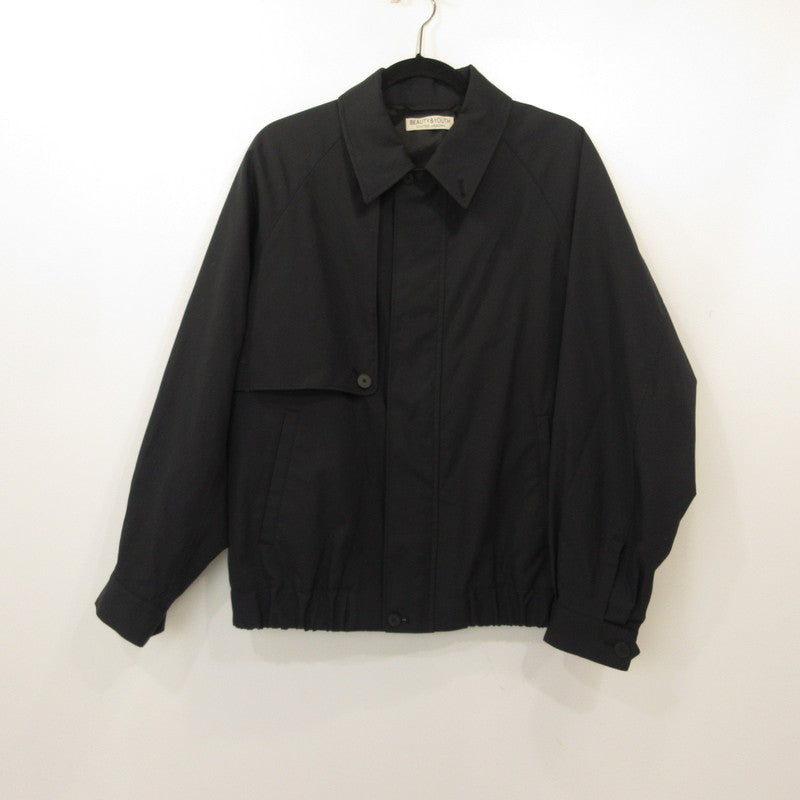 UNITED ARROWS | ユナイテッドアローズ Veldam ギャバ ショート ジャケット ブルゾン 1225-1-000025 ブラック サイズ：M