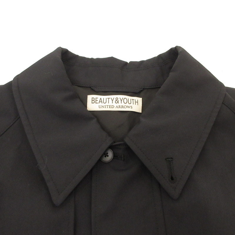 UNITED ARROWS | ユナイテッドアローズ Veldam ギャバ ショート ジャケット ブルゾン 1225-1-000025 ブラック サイズ：M