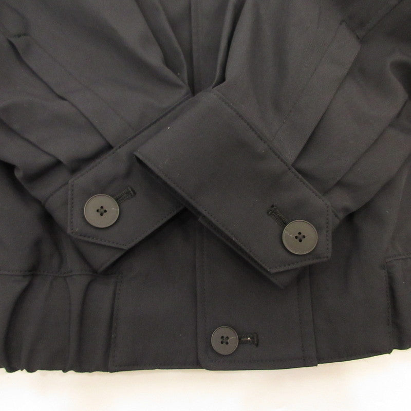 UNITED ARROWS | ユナイテッドアローズ Veldam ギャバ ショート ジャケット ブルゾン 1225-1-000025 ブラック サイズ：M