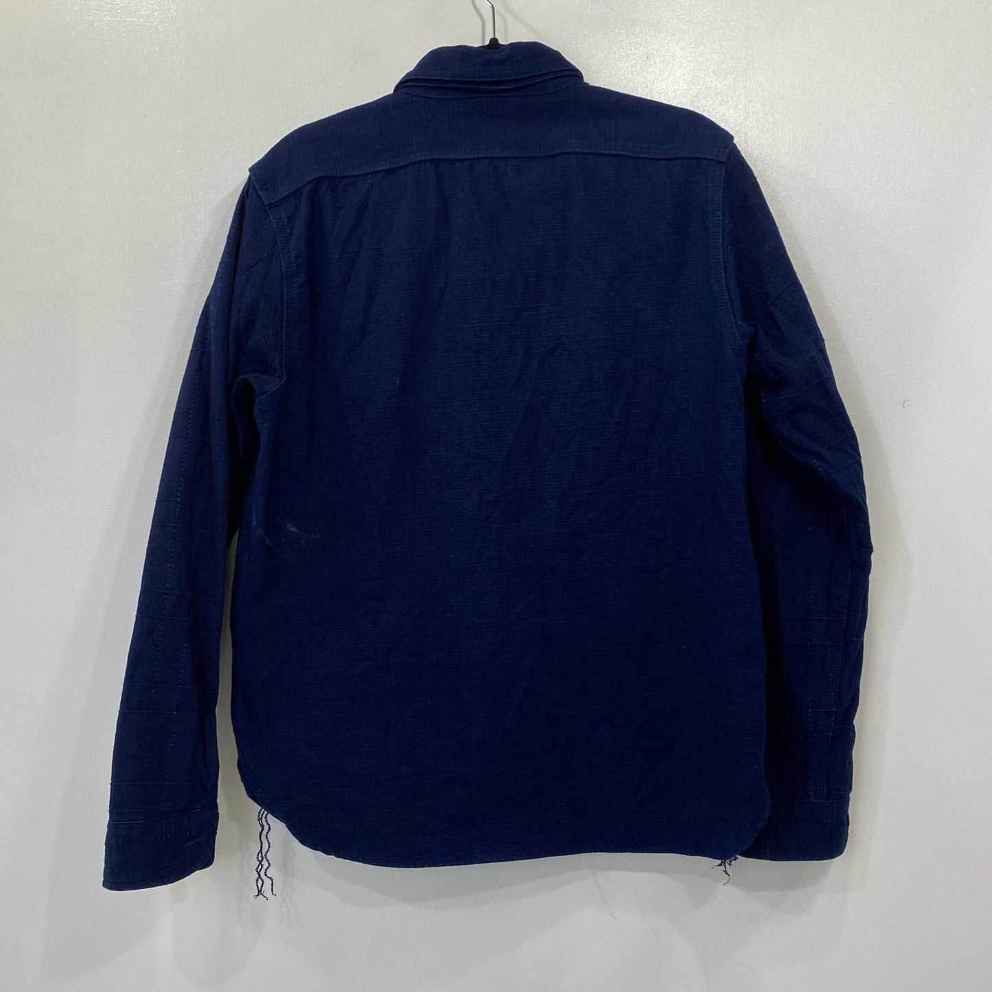 SAMURAI JEANS | サムライジーンズ 藍襟脱着切り替えシャツ 長袖シャツ SSS25-YRC ネイビー サイズ：L【姫路東店】