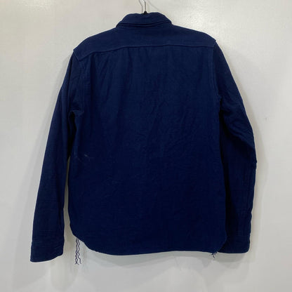 SAMURAI JEANS | サムライジーンズ 藍襟脱着切り替えシャツ 長袖シャツ SSS25-YRC ネイビー サイズ：L【姫路東店】