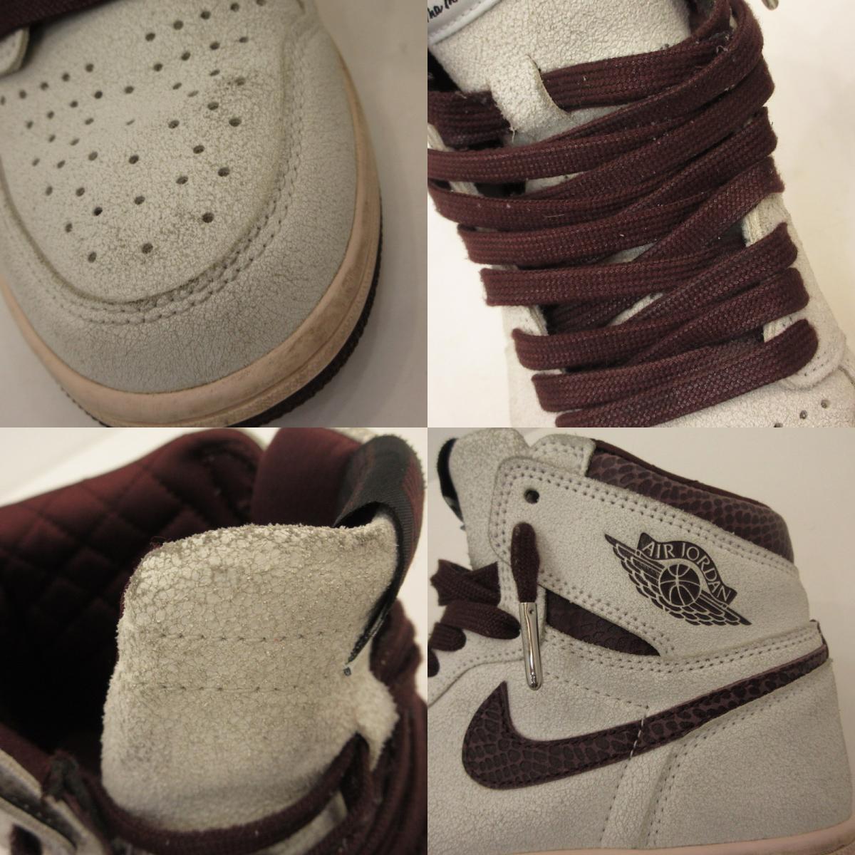 NIKE | ナイキ Air Jordan 1 Retro High OG Sail and Burgundy スニーカー DO7097-100 ×A MA MANIERE ホワイト 25.5cm