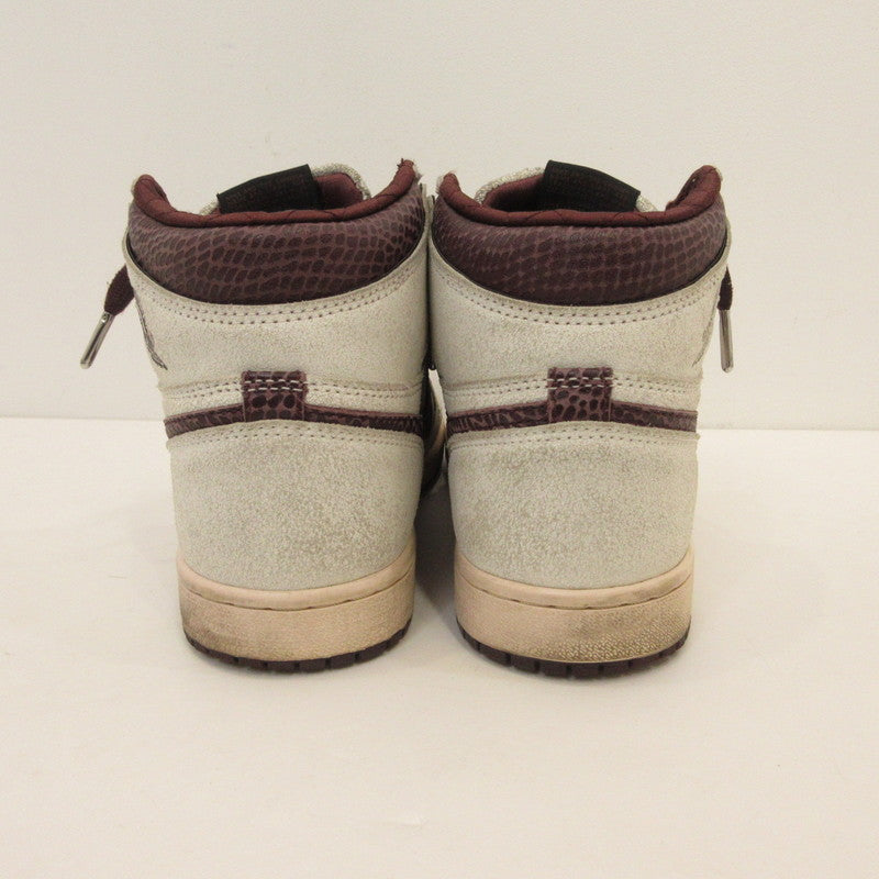 NIKE | ナイキ Air Jordan 1 Retro High OG Sail and Burgundy スニーカー DO7097-100 ×A MA MANIERE ホワイト 25.5cm