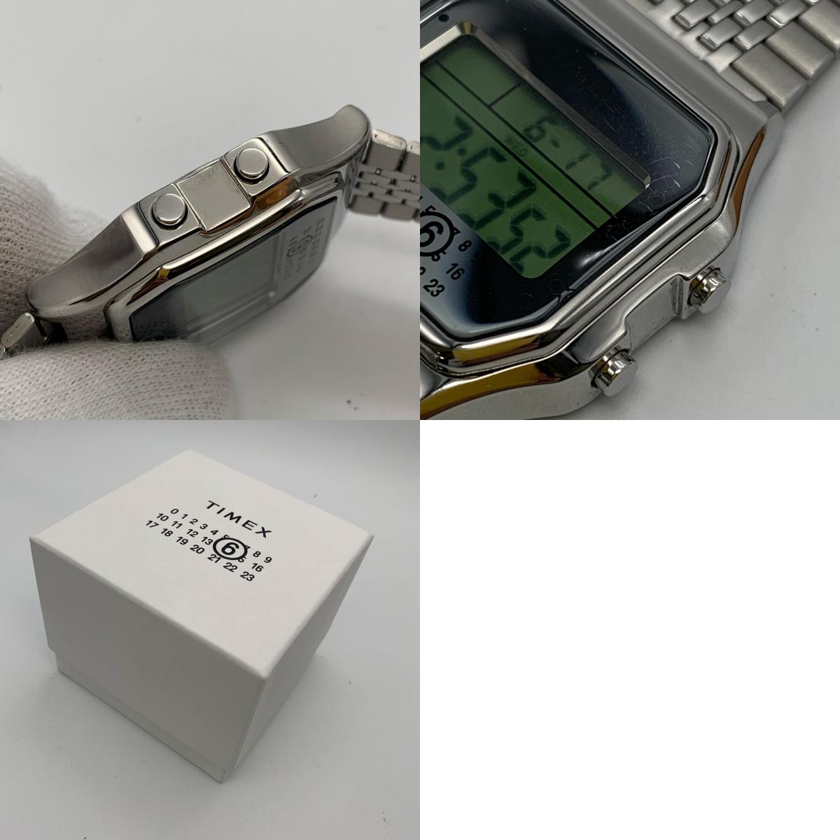 MM6(Maison Margiela) | エムエムシックスメゾンマルジェラ T80 Gift Set 腕時計 TW2W81200 ×TIMEX デジタルクォーツ シルバー