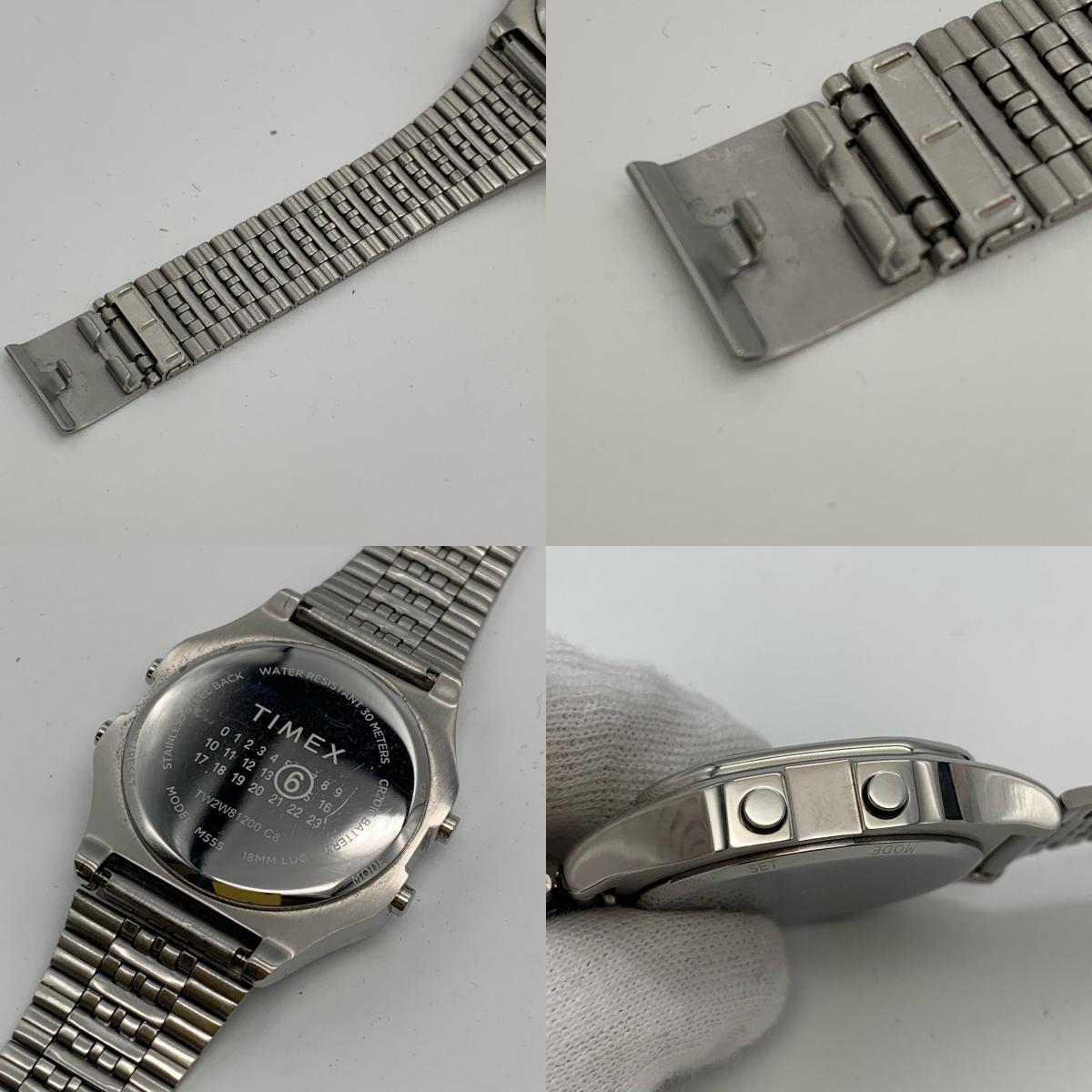 MM6(Maison Margiela) | エムエムシックスメゾンマルジェラ T80 Gift Set 腕時計 TW2W81200 ×TIMEX デジタルクォーツ シルバー