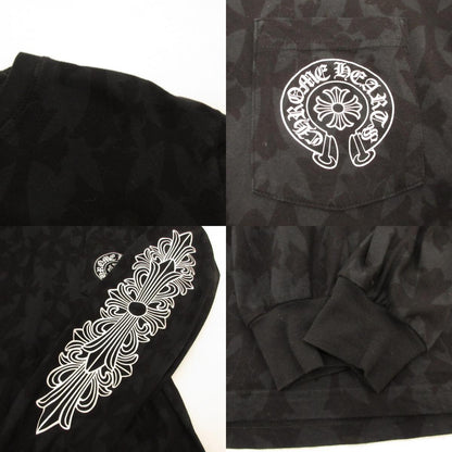 CHROME HEARTS | クロムハーツ Graveyard Cemetery Cross 長袖Ｔシャツ 国内正規タグ ブラック サイズ：M