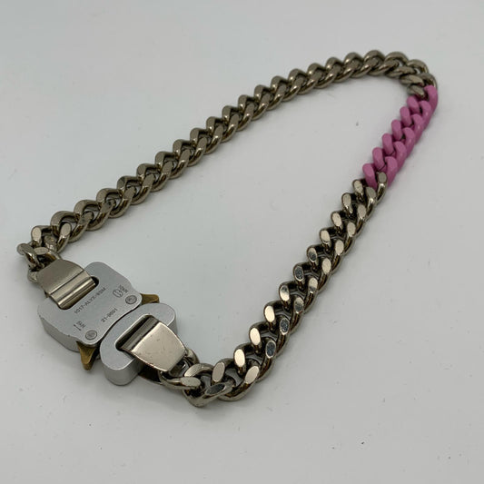 1017 ALYX 9SM | テンセブンティーナリクスナインエスエム COLORED LINKS BUCKLE NECKLACE ネックレス AAUJW0078OT03 シルバー【姫路東店】