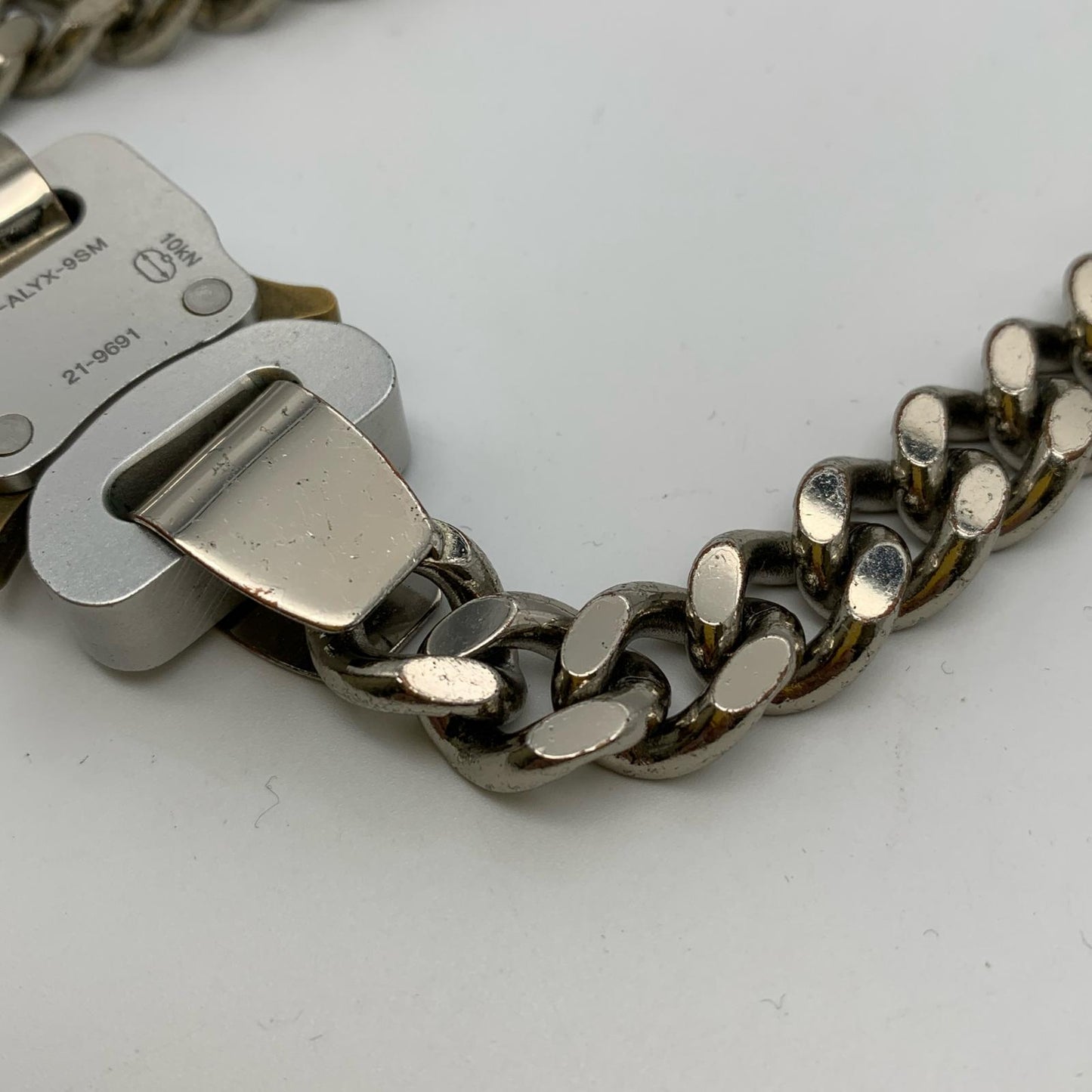 1017 ALYX 9SM | テンセブンティーナリクスナインエスエム COLORED LINKS BUCKLE NECKLACE ネックレス AAUJW0078OT03 シルバー【姫路東店】