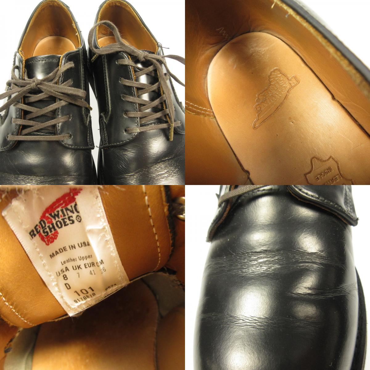 RED WING | レッドウィング Postman Oxford その他靴 101 ブラック 26cm