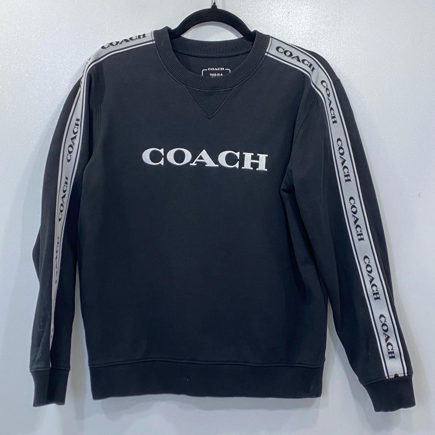 COACH | コーチ エッセンシャル クルーネック スウェット C8785 ブラック サイズ：S【姫路東店】