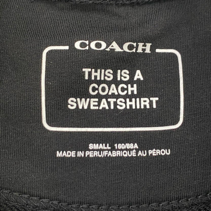 COACH | コーチ エッセンシャル クルーネック スウェット C8785 ブラック サイズ：S【姫路東店】