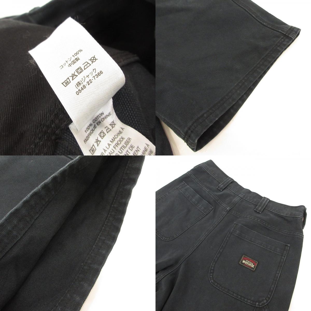 STUSSY | ステューシー WASHED CANVAS WORK SHORT ショートパンツ 112327 ブラック サイズ：28