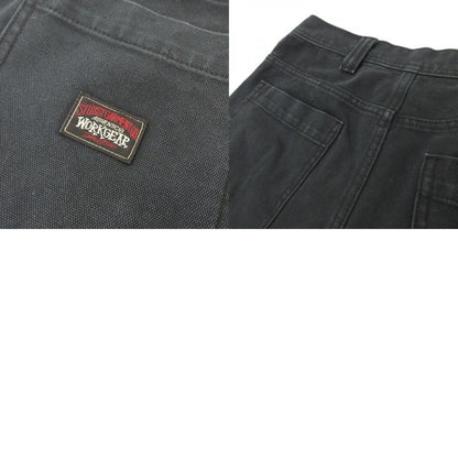 STUSSY | ステューシー WASHED CANVAS WORK SHORT ショートパンツ 112327 ブラック サイズ：28