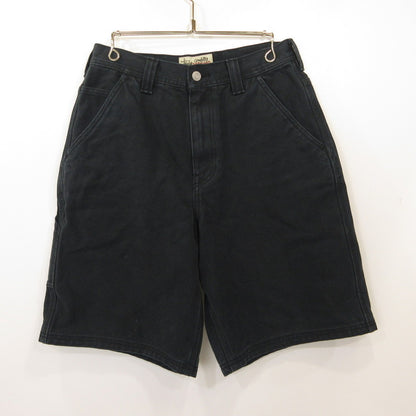 STUSSY | ステューシー WASHED CANVAS WORK SHORT ショートパンツ 112327 ブラック サイズ：28
