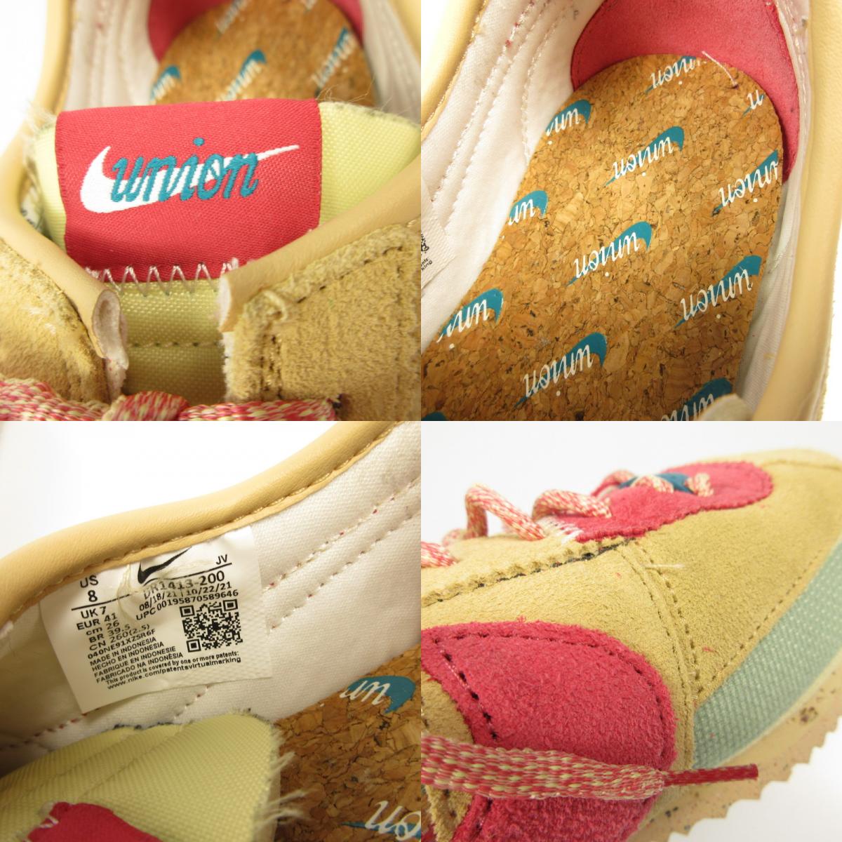 NIKE | ナイキ CORTEZ SP スニーカー DR1413-200 ×UNION マルチカラー 26cm