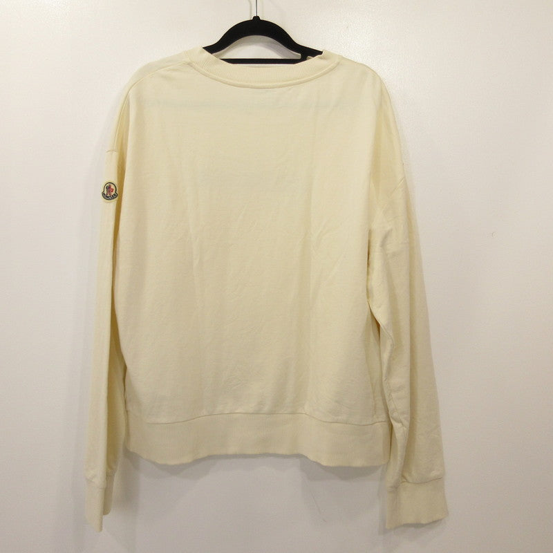MONCLER | モンクレール FELPA GIROCOLLO スウェット K10938G00016 国内正規タグ アイボリー サイズ：M