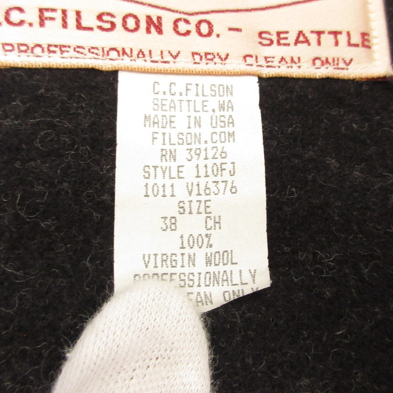 FILSON | フィルソン MACKINAW WOOL CRUISER JACKET その他アウター 110FJ ブラック サイズ：38