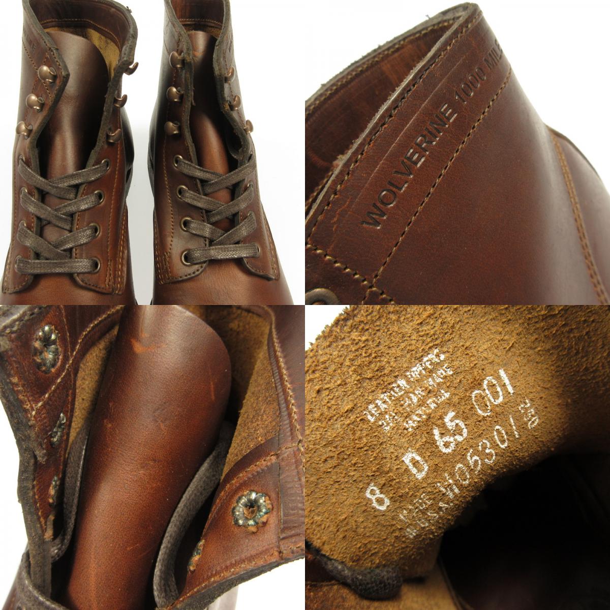 WOLVERINE | ウルヴァリンウルバリン 1000MILE BOOT ブーツ W05301 ブラウン 26cm