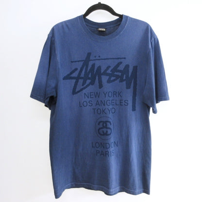 STUSSY | ステューシー World Tour Tee 'Sun Faded Navy' 半袖Ｔシャツ ネイビー サイズ：M