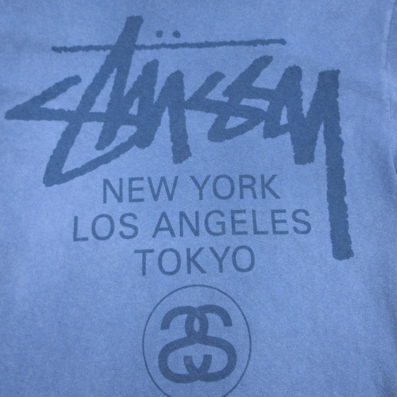 STUSSY | ステューシー World Tour Tee 'Sun Faded Navy' 半袖Ｔシャツ ネイビー サイズ：M