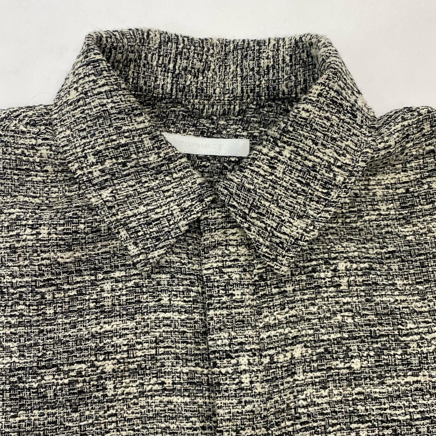 SOPHNET. | ソフネット FANCY TWEED POLO SHIRT ポロシャツ SPNT-260033 2026S/S グレー サイズ：2【姫路東店】