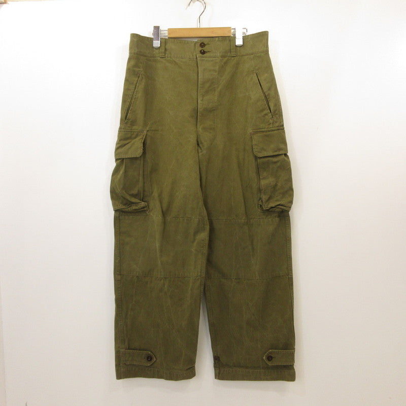 MILITARY衣料 | ミリタリーイリョウ M-47前期モデル(中期・剥き出しボタン) カーゴパンツ ARMEE 2 1957 SFH 3 フランス軍 カーキ サイズ：35