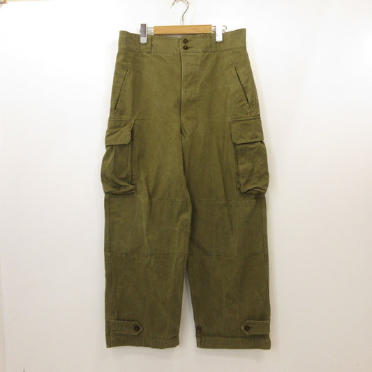 MILITARY衣料 | ミリタリーイリョウ M-47前期モデル(中期・剥き出しボタン) カーゴパンツ ARMEE 2 1957 SFH 3 フランス軍 カーキ サイズ：35