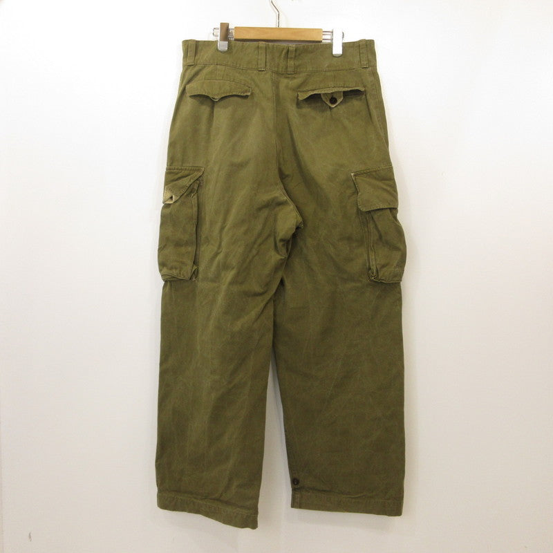 MILITARY衣料 | ミリタリーイリョウ M-47前期モデル(中期・剥き出しボタン) カーゴパンツ ARMEE 2 1957 SFH 3 フランス軍 カーキ サイズ：35