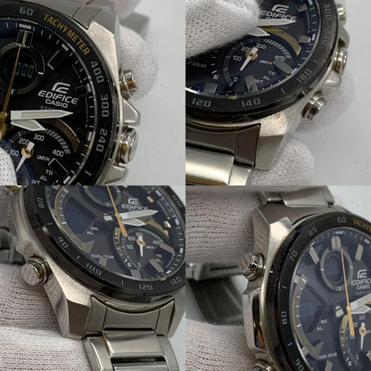 CASIO | カシオ EDIFICE 腕時計 ECB-900YDB-1CJF アナデジソーラー シルバー
