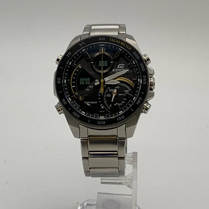 CASIO | カシオ EDIFICE 腕時計 ECB-900YDB-1CJF アナデジソーラー シルバー
