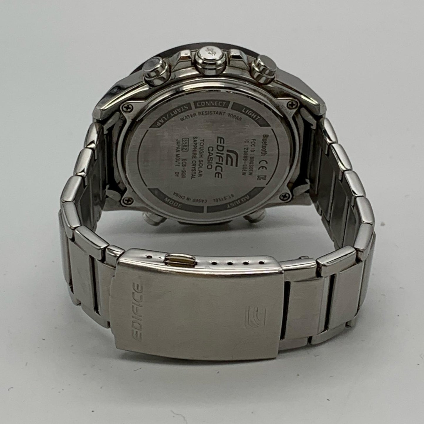 CASIO | カシオ EDIFICE 腕時計 ECB-900YDB-1CJF アナデジソーラー シルバー
