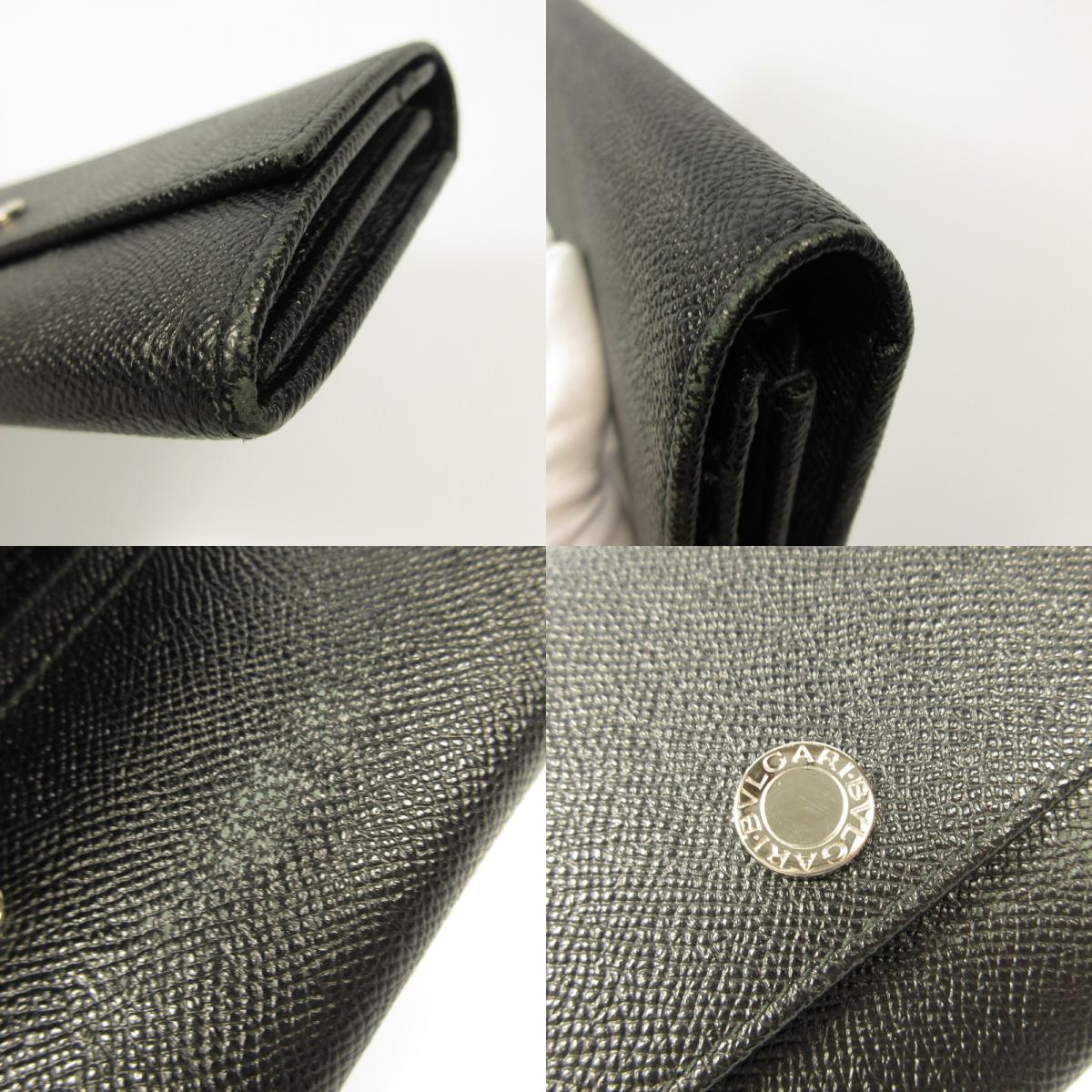 BVLGARI | ブルガリ 二つ折り財布 27749 ブラック