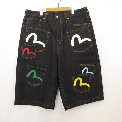 EVISU | エヴィス HT MULTI-POCKET DENIM SHORT ショートパンツ ネイビー サイズ：38