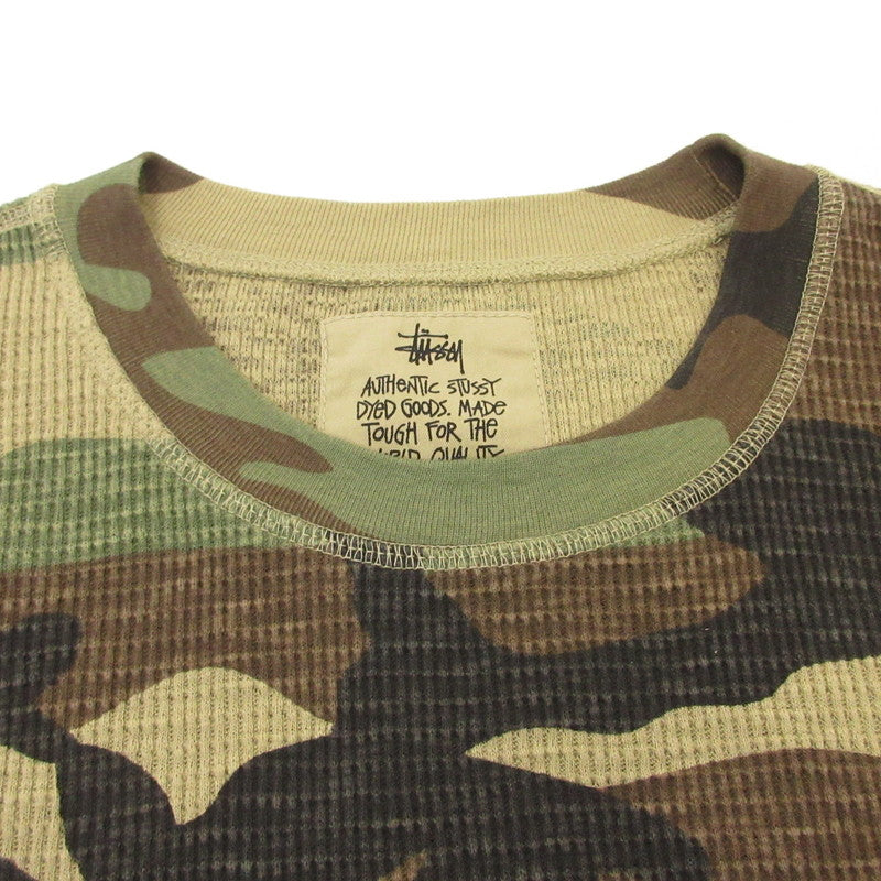STUSSY | ステューシー PIGMENT DYED SS THERMAL 半袖Ｔシャツ 1140368 カモ サイズ：M
