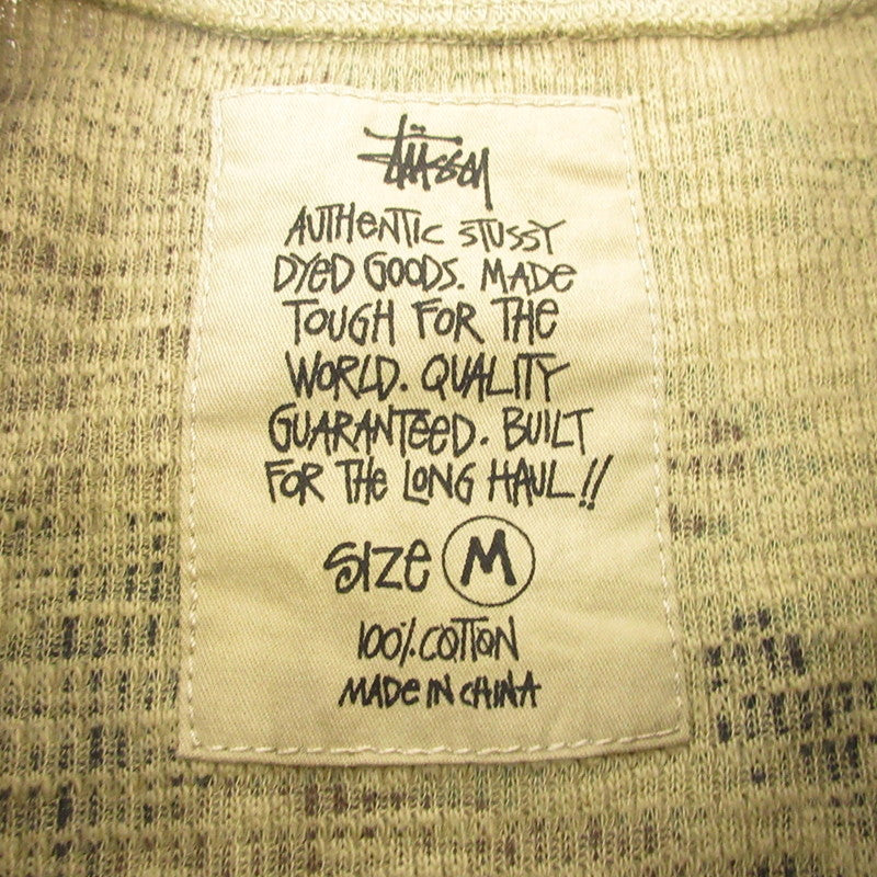 STUSSY | ステューシー PIGMENT DYED SS THERMAL 半袖Ｔシャツ 1140368 カモ サイズ：M