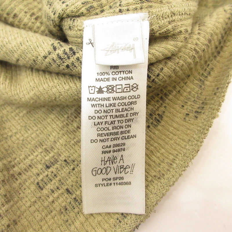 STUSSY | ステューシー PIGMENT DYED SS THERMAL 半袖Ｔシャツ 1140368 カモ サイズ：M