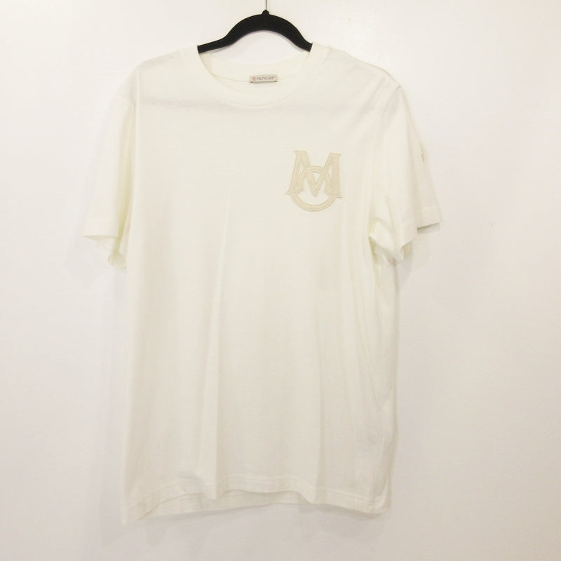 MONCLER | モンクレール 半袖Ｔシャツ I20918C00004 国内正規タグ ホワイト サイズ：M