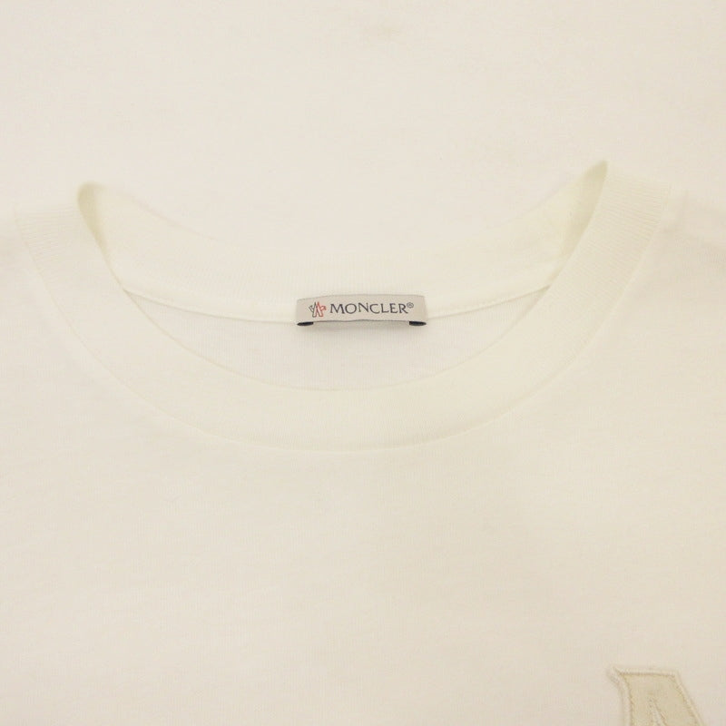 MONCLER | モンクレール 半袖Ｔシャツ I20918C00004 国内正規タグ ホワイト サイズ：M