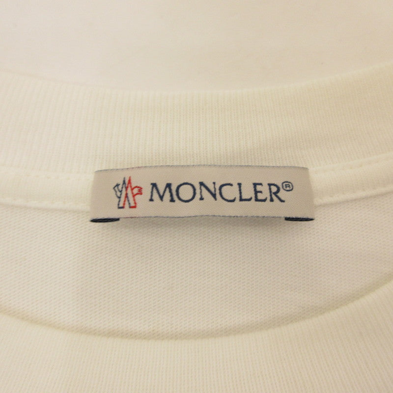 MONCLER | モンクレール 半袖Ｔシャツ I20918C00004 国内正規タグ ホワイト サイズ：M