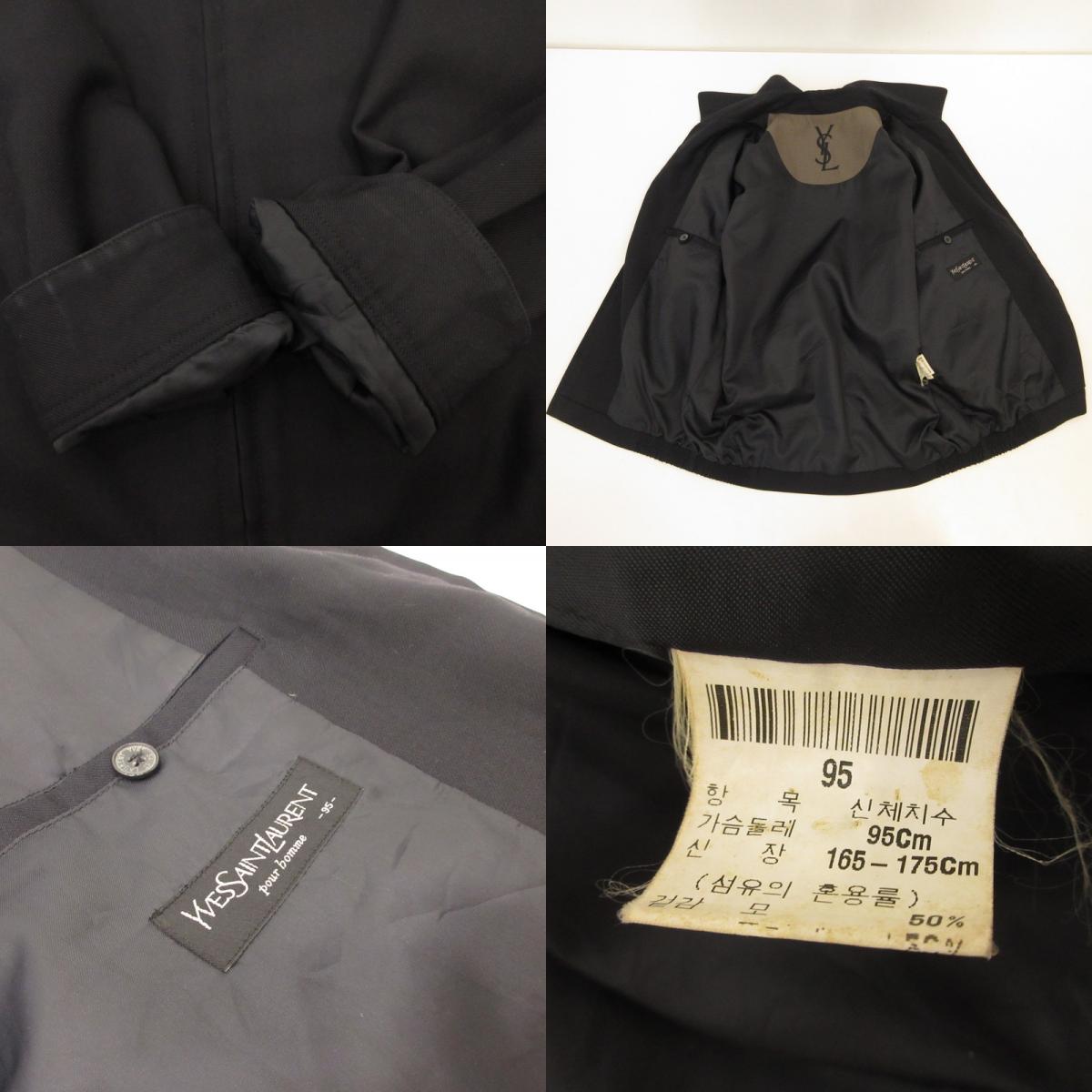 YVES SAINT LAURENT | イヴ・サンローラン スイングトップ 年式:90s~00s ブラック